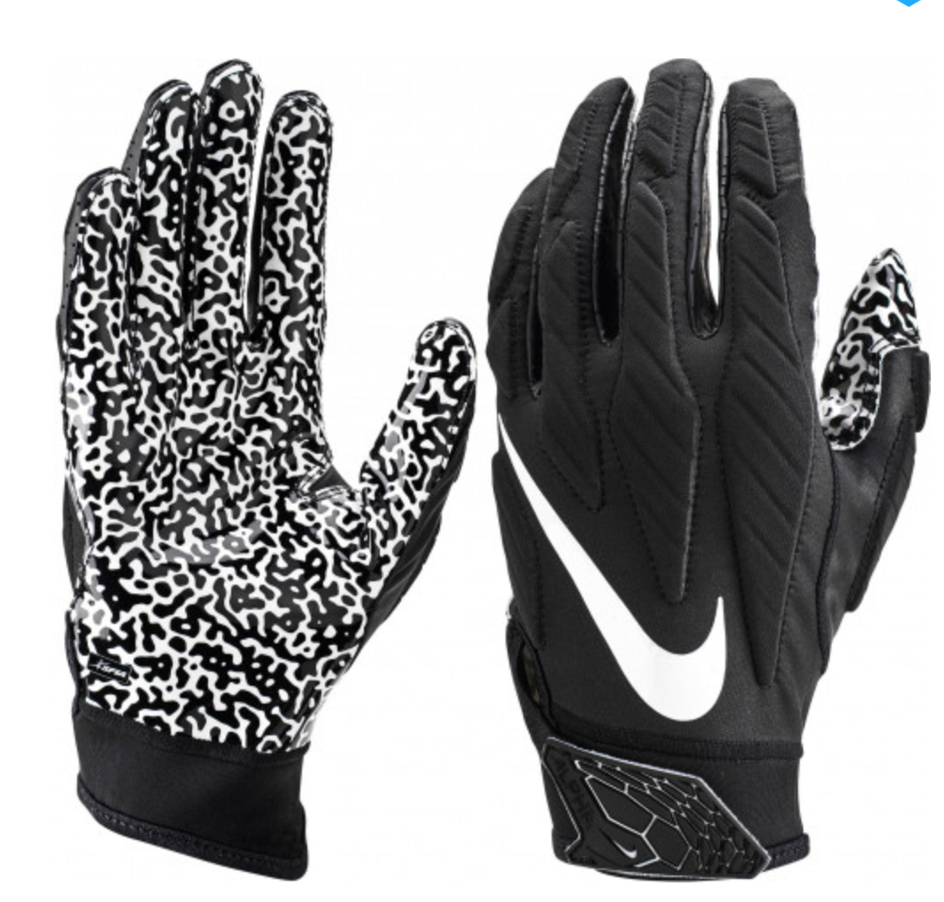 Nike Superbad 5.0 Adult Football Gloves - Black/White